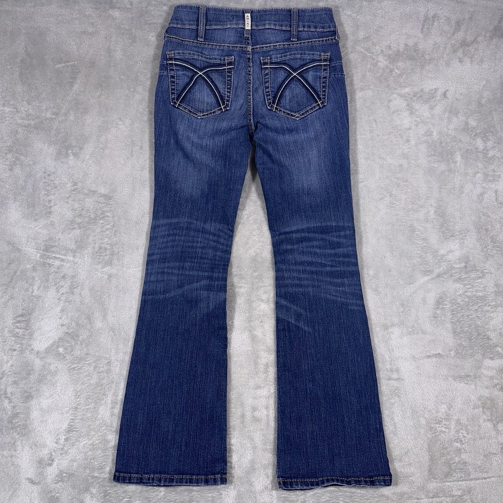 Ariat Real Denim Rosa Jeans Womens 27s Bootcut Stretch Cowgirls Western Rodeo - Picture 11 of 14